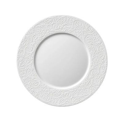 Degrenne - Piatto da dessert 24 cm Collection L Couture Bianco