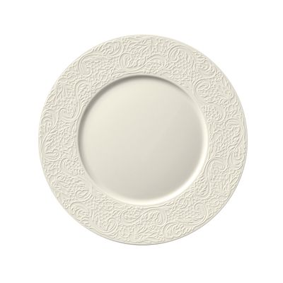 Degrenne - Piatto piano 32 cm Collection L Couture Avorio