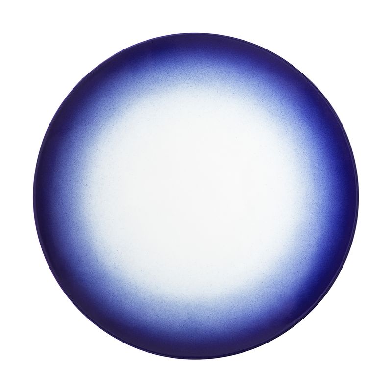 Degrenne - Piatto piano 29 cm Blue Shades Halo