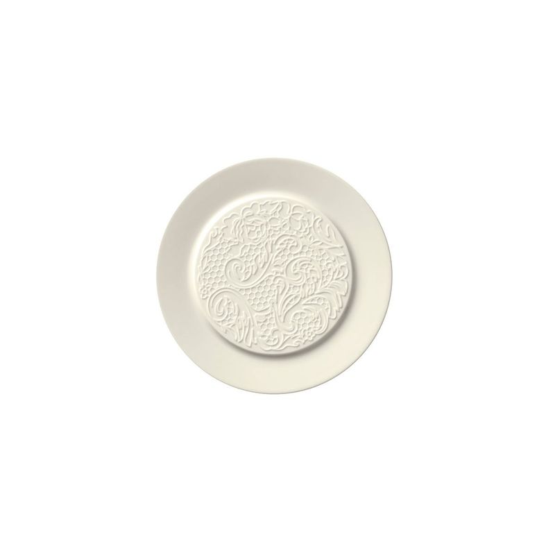 Degrenne - Piattino per burro e pane 14 cm Collection L Couture Avorio