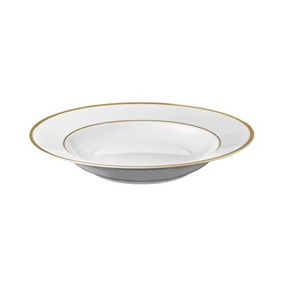 Degrenne - Piatto fondo con falda 22,5 cm Galon Oro