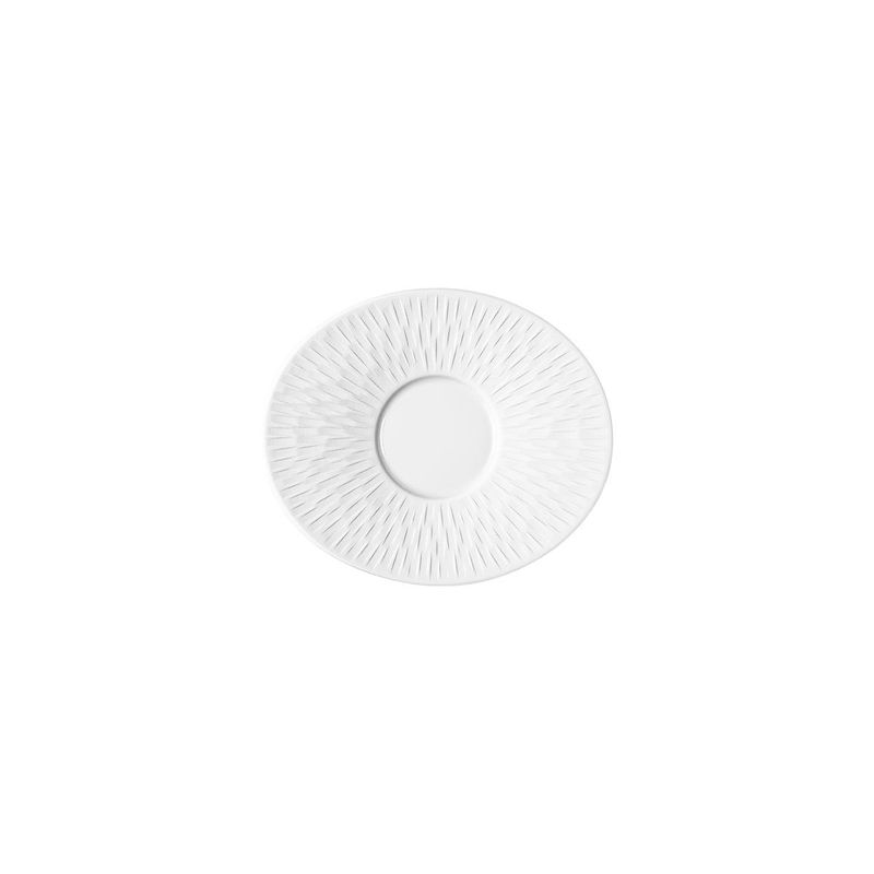 Degrenne - Piattino per tazza caffè 14 x 12 cm Boréal Satin