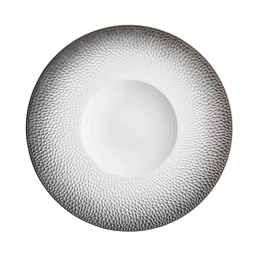 Degrenne - Piatto fondo gourmet 30 cm Collection L Fragment Noir