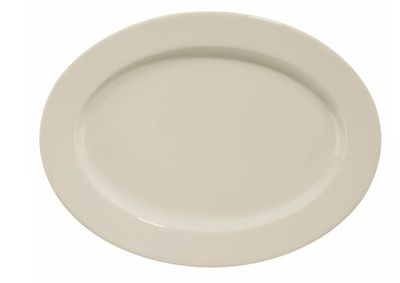 Kutahya Porselen - Vassoio ovale 35,5 x 27,5 cm Pera Avorio