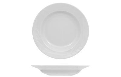 Lubiana - Piatto fondo 22 cm Lidia Bianco