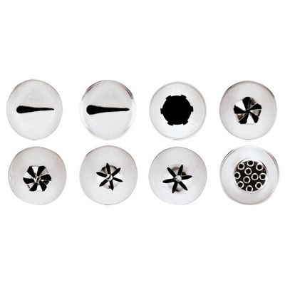 Set 8 bocchette con profilo liscio 1,8 cm - Paderno