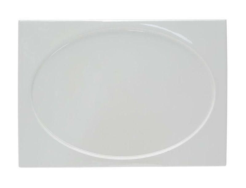 Tirolix - Piatto Rettangolare 30 x 21 cm Gourmet Bone China