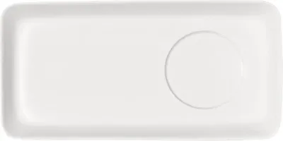 Bauscher - Piatto Rettangolare con Foro 25 x 13 cm B1100