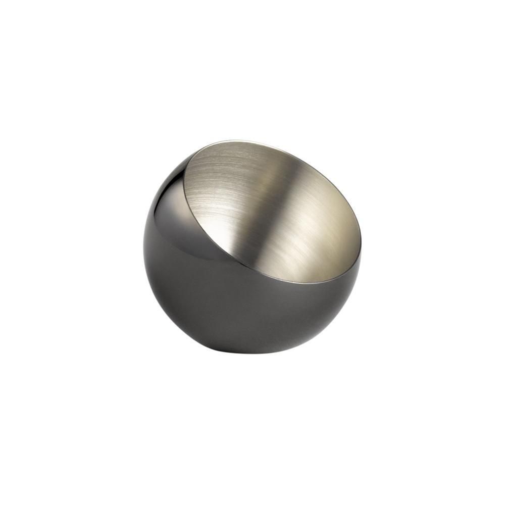 APS - Set 3 ciotole &quot;Sphere&quot; 8 cm 0,1L Nero