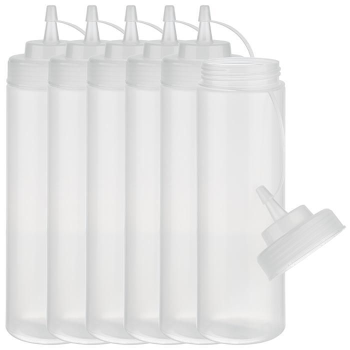 APS - Set 6 bottiglie a spremitura 0,76L Trasparente
