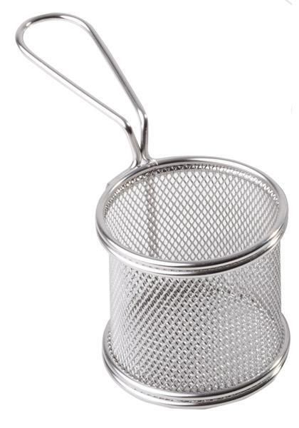 APS - Cestino per frittura &quot;Snackholder&quot; 8 cm Argento
