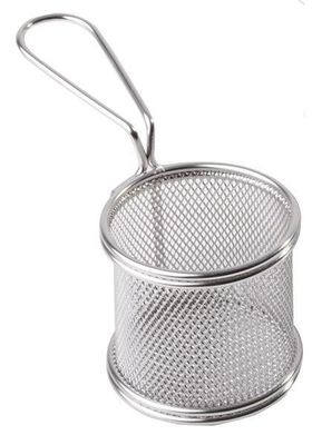 APS - Cestino per frittura &quot;Snackholder&quot; 9 cm Argento