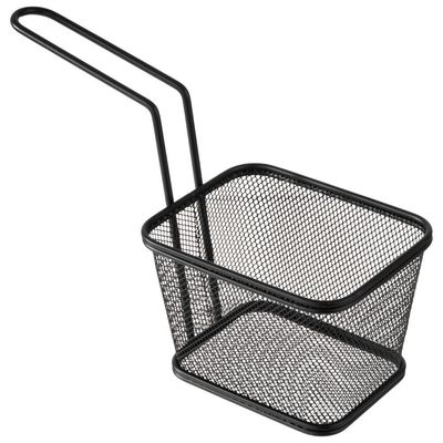 APS - Cestino per frittura &quot;Snackholder&quot; 10,5 x 13 cm Nero