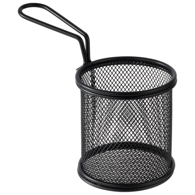 APS - Cestino per frittura &quot;Snackholder&quot; 9 cm Nero