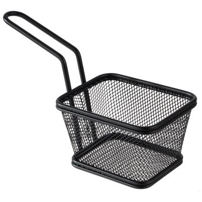 APS - Cestino per frittura &quot;Snackholder&quot; 8,5 x 10 cm Nero