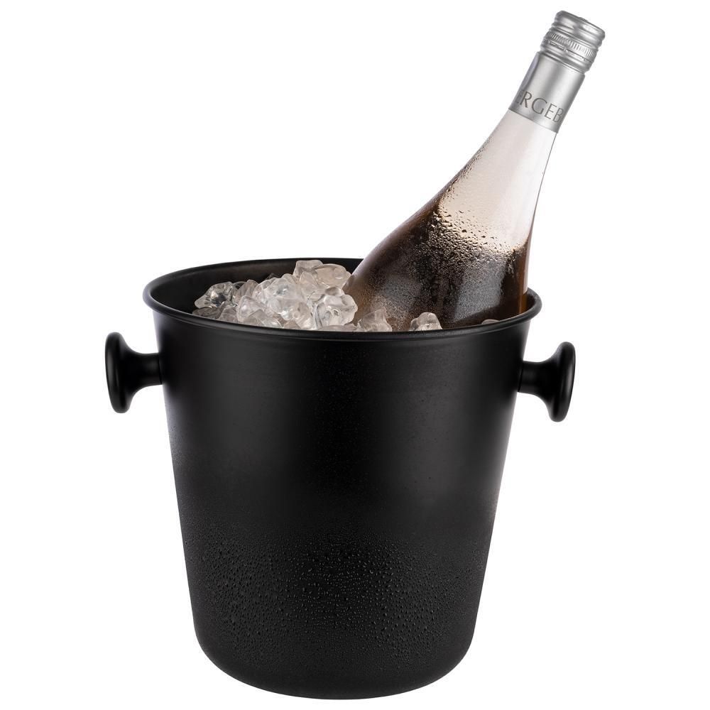 APS - Secchiello portabottiglie 21,5 cm Nero