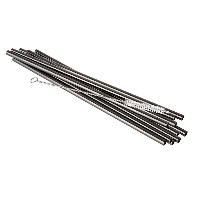 APS - Set 10 cannucce 21,5 cm Nero​