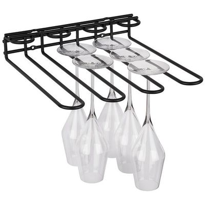 APS - Binario per bicchieri 29,5 x 32 cm Nero