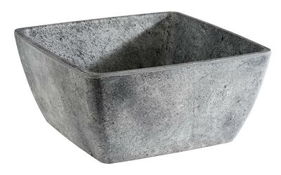 APS - Ciotola quadrata &quot;Element&quot; 19 x 19 cm 1,5L Grigio