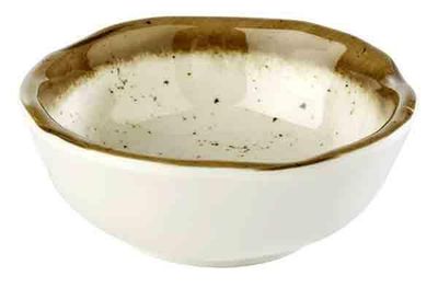 APS - Ciotola &quot;Stone Art&quot; 8 cm Bianco, Marrone