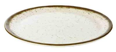 APS - Piatto &quot;Stone Art&quot; 30 cm Bianco, Marrone