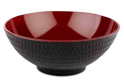 APS - Ciotola &quot;Asia Plus&quot; 24 cm Rosso, Nero