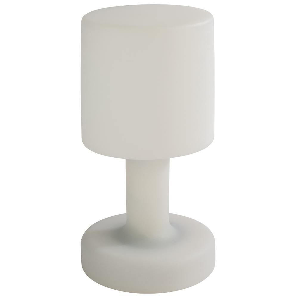 APS - Lampada da tavolo &quot;Finn&quot; 25 x 13 cm Bianco