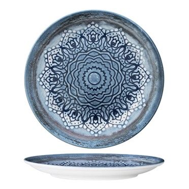 Güral Porselen - Piatto Frutta 21 cm Blue Voyage