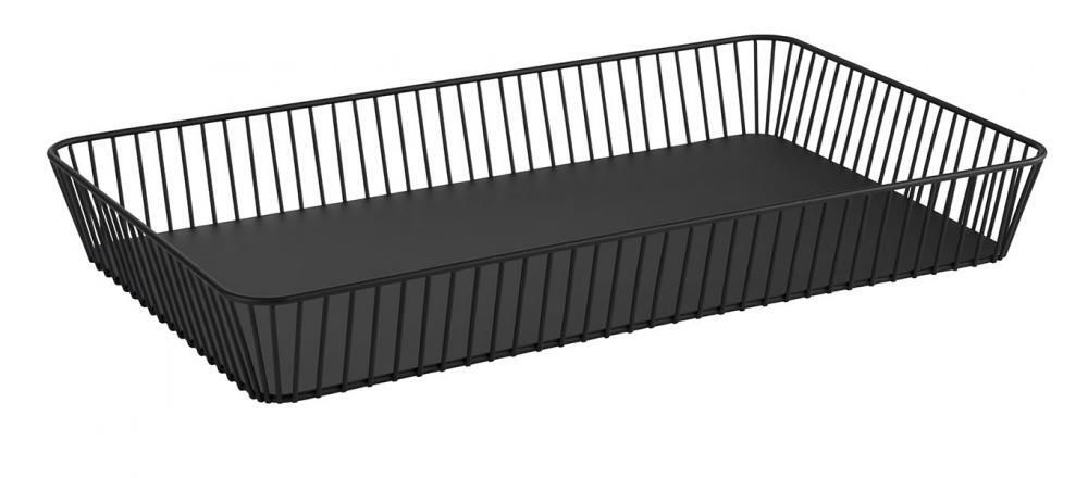 APS - Cesto GN 1/1 &quot;Urban&quot; 32,5 x 53 cm Nero
