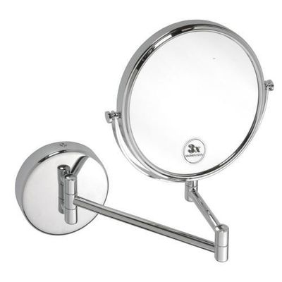 Tirolix - Specchio cosmetico rotondo 20 cm Cromato