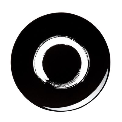 Degrenne - Piatto piano 20 cm Arty Creation Circle Nero