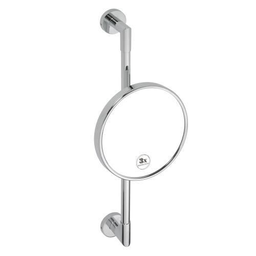 Tirolix - Specchio cosmetico su maniglione 20 cm Cromato