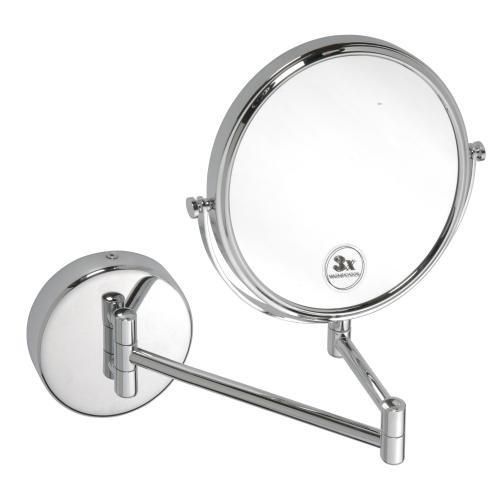 Tirolix - Specchio cosmetico rotondo 20 cm Cromato