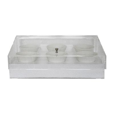 Yegam - Espositore Frutta Secca Bianco GN 1/1 T-Collection