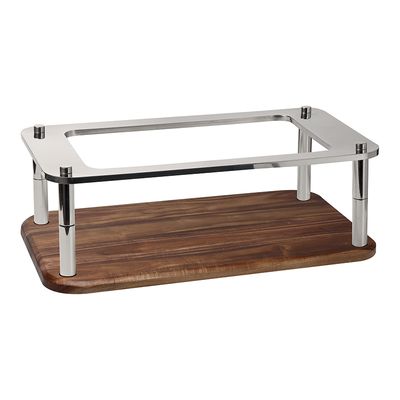 Yegam - Stand inox rettangolare GN 1/1 h 18 cm Domino