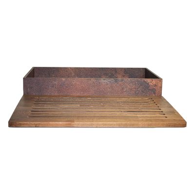 Yegam - Espositore pane ruggine con tagliere GN 1/1 T-Collection