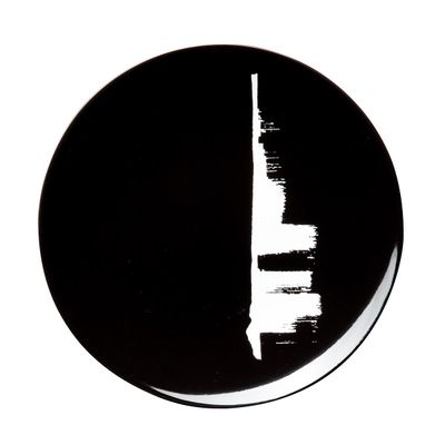 Degrenne - Piatto piano 29 cm Arty Creation Skyline Nero