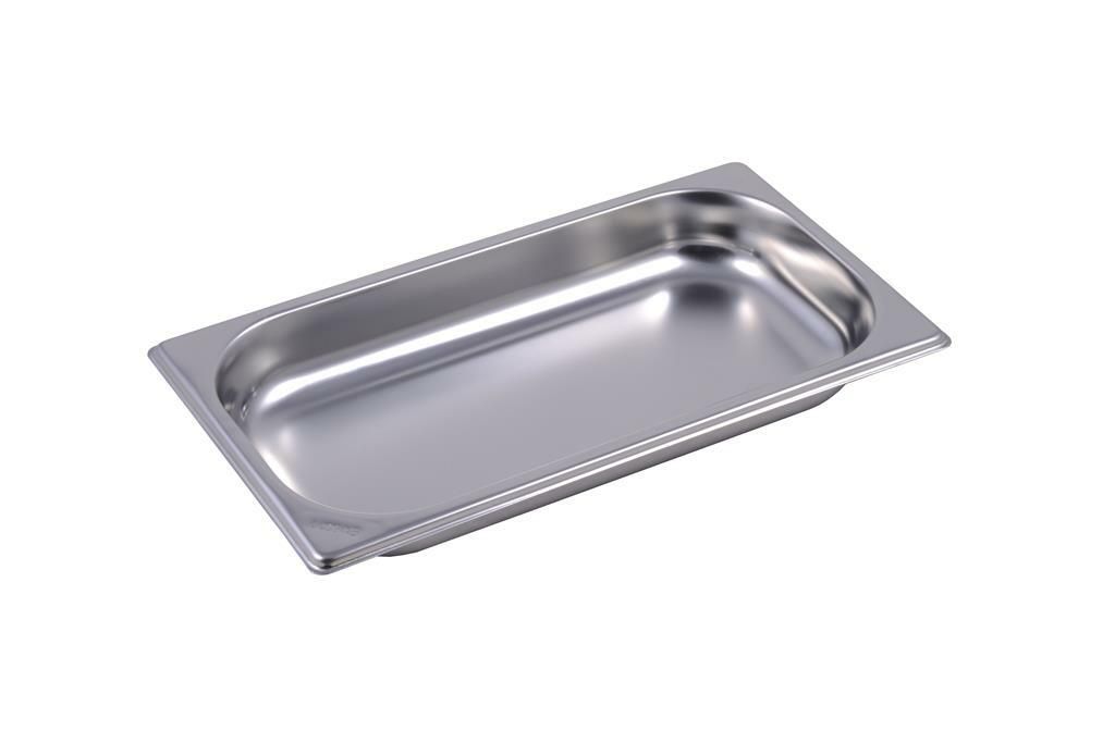 Teglia 1/3 32,5 x 17,5 cm h 4 cm Gastronorm Inox - Inoxmacel