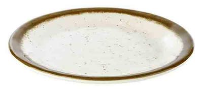 APS - Piatto &quot;Stone Art&quot; 19 cm Bianco, Marrone