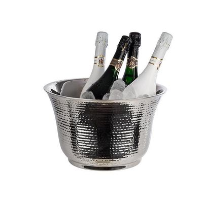 APS - Secchiello portabottiglie &quot;Stainless&quot; 33 cm Argento