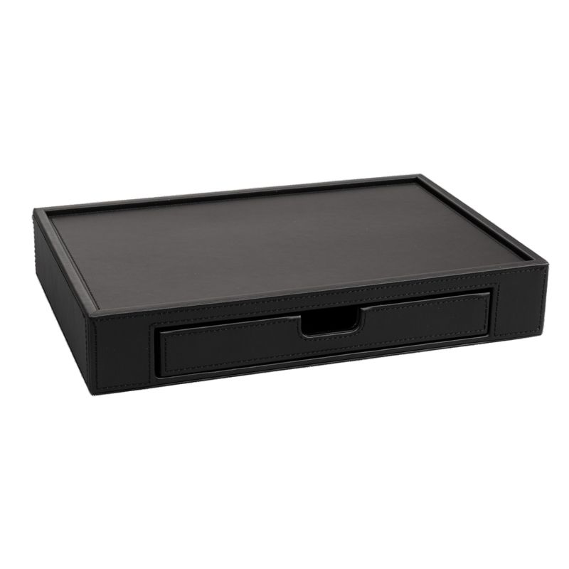 Aliseo - Vassoio con cassetto Londoner Noir 300 x 50 x 200 mm