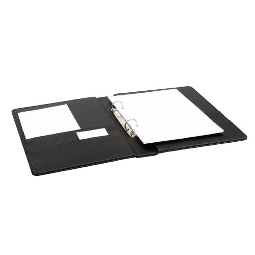 Aliseo - Raccoglitore A5 con anelli Londoner Noir 170 x 245 x 40 mm