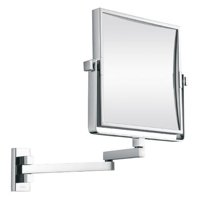 Aliseo - Specchio con braccio doppio Cosmo Cubik 200 x 200 mm