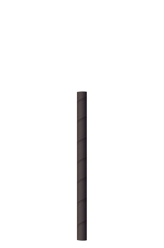 Byo - Cannuccia nera in carta 15 cm