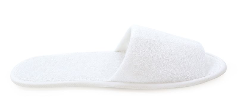 Byo - Ciabatte bianche con punta aperta 29 cm