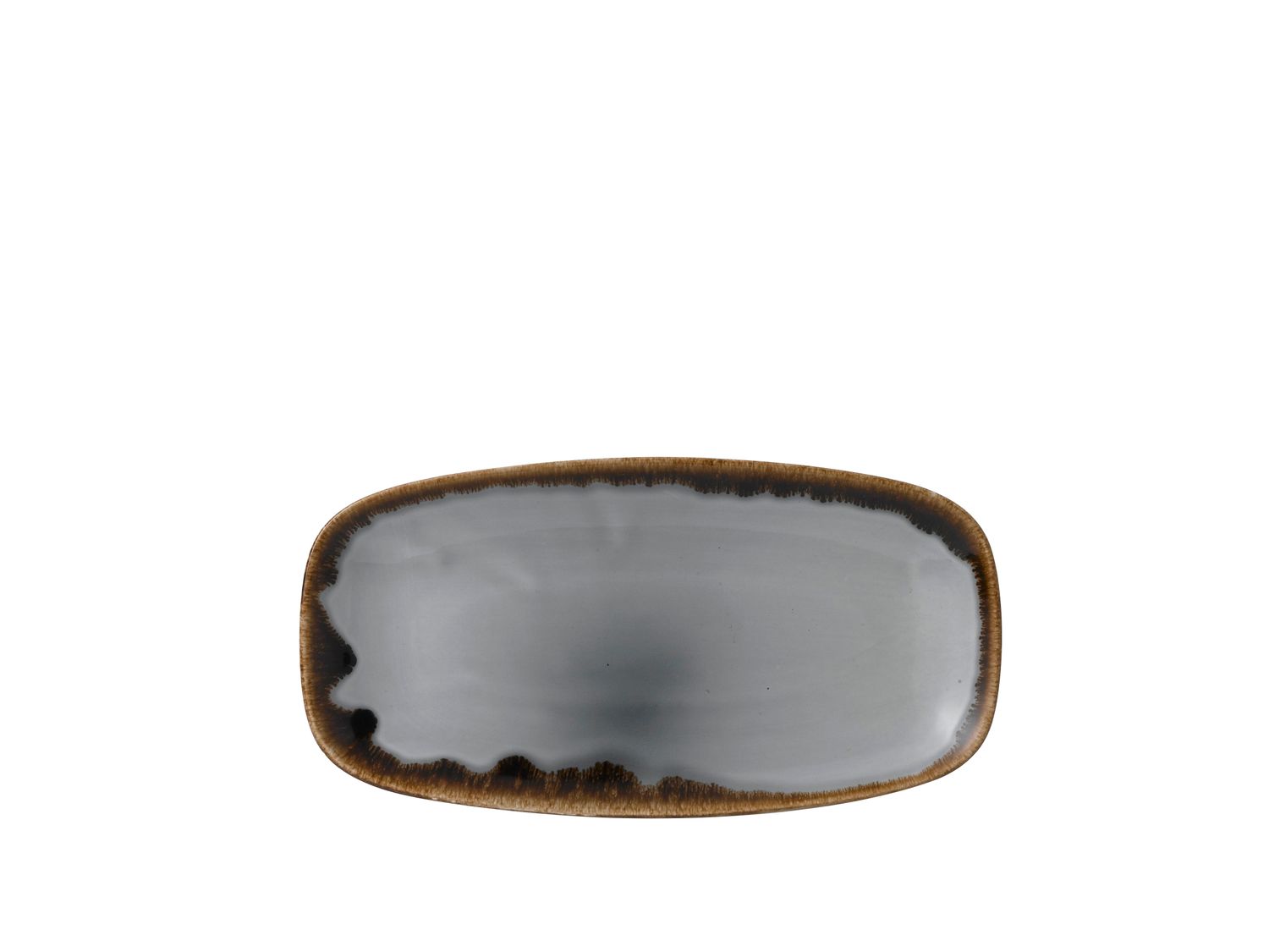 Chef&#39;s piatto rettangolare 29.8x15.3 cm - Harvest Grey Dudson