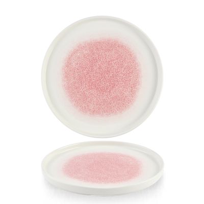 Churchill - Piatto con bordo verticale 21 cm Raku Rose Quartz Pink Studio Prints