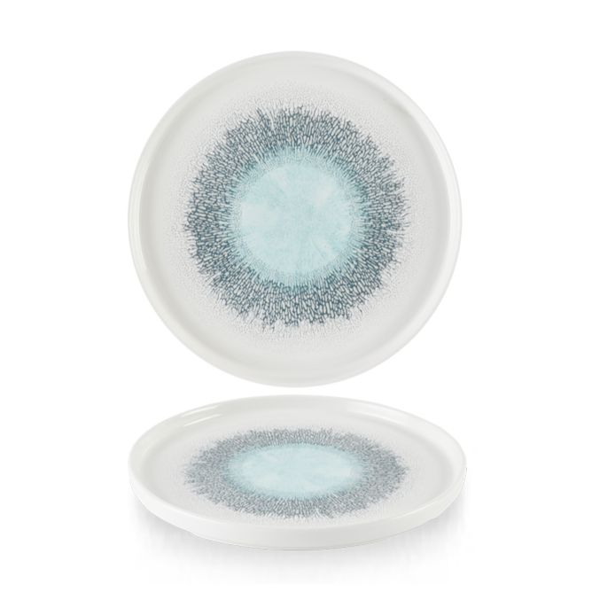 Churchill - Piatto con bordo verticale 26 cm Fusion Aquamarine Studio Prints