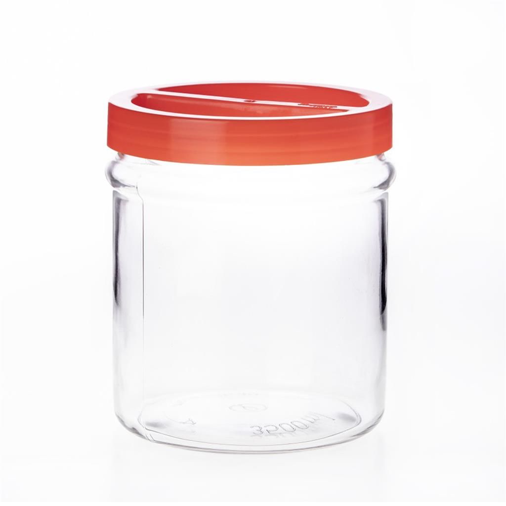 Contenitore con Tappo a Vite 3,5 kg Rosso Ortes - Borgonovo