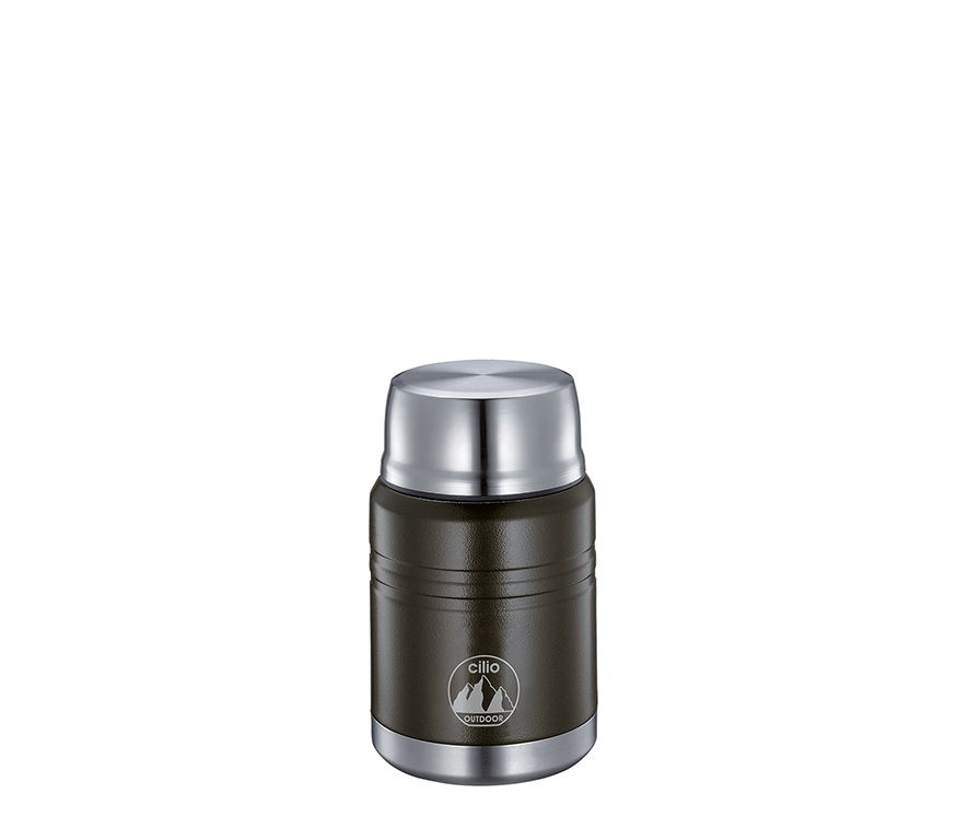 Contenitore termico per alimenti 500 ml Nero Monte - cilio